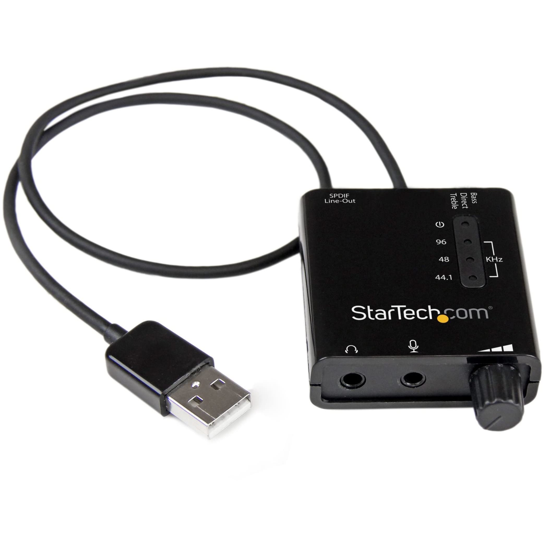 startech-com-carte-son-externe-usb-icusbaudio2d-spdif-96-khz-24-bits image 1