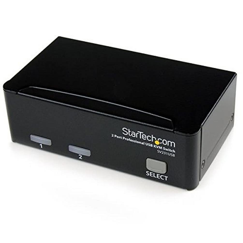 startech-com-switch-kvm-usb-vga-2-ports-avec-c-bles-kit-commutateur-cran-clavier image 1
