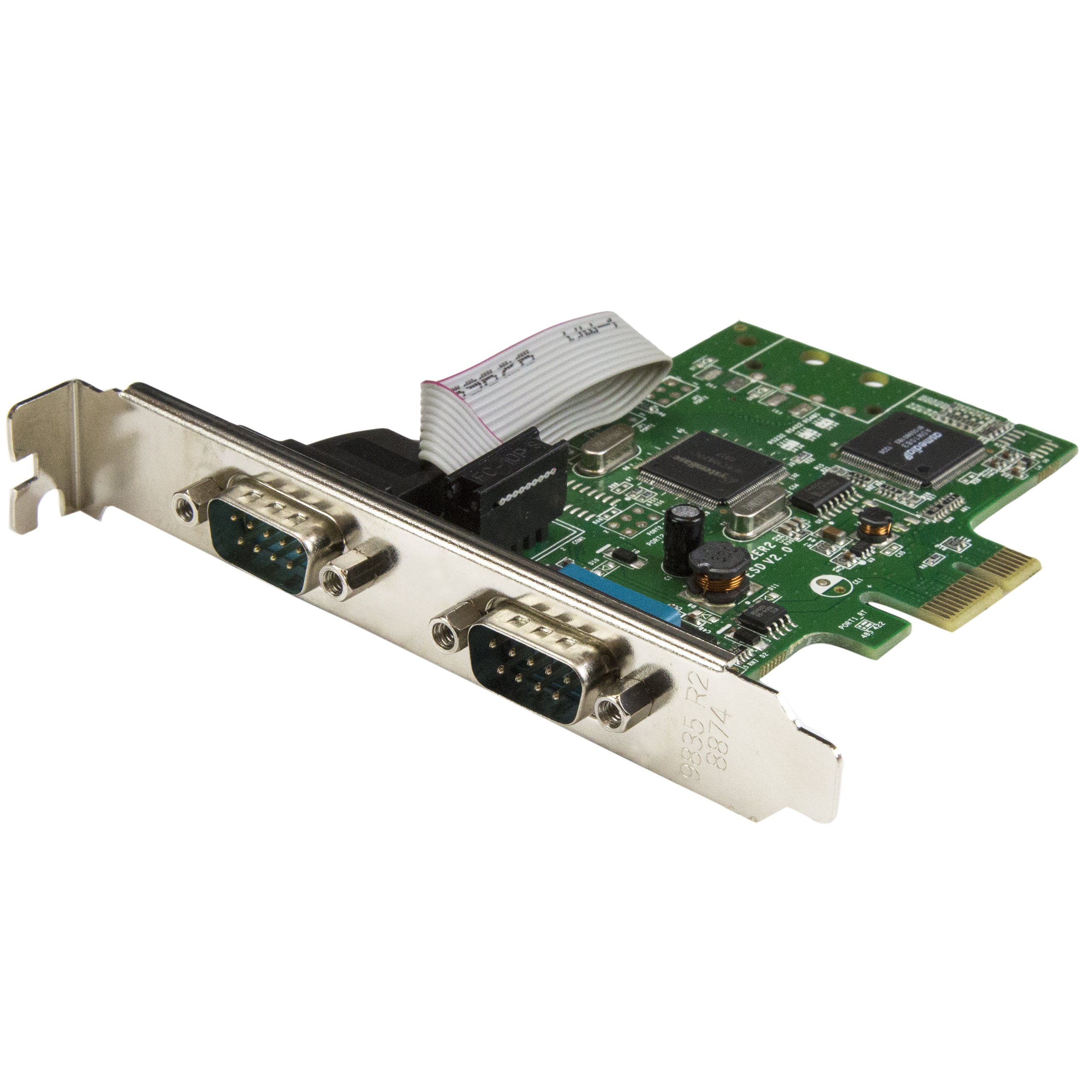 startech-com-pex2s1050-carte-pci-express-s-rie-2-ports-db9-rs232-16c1050 image 1