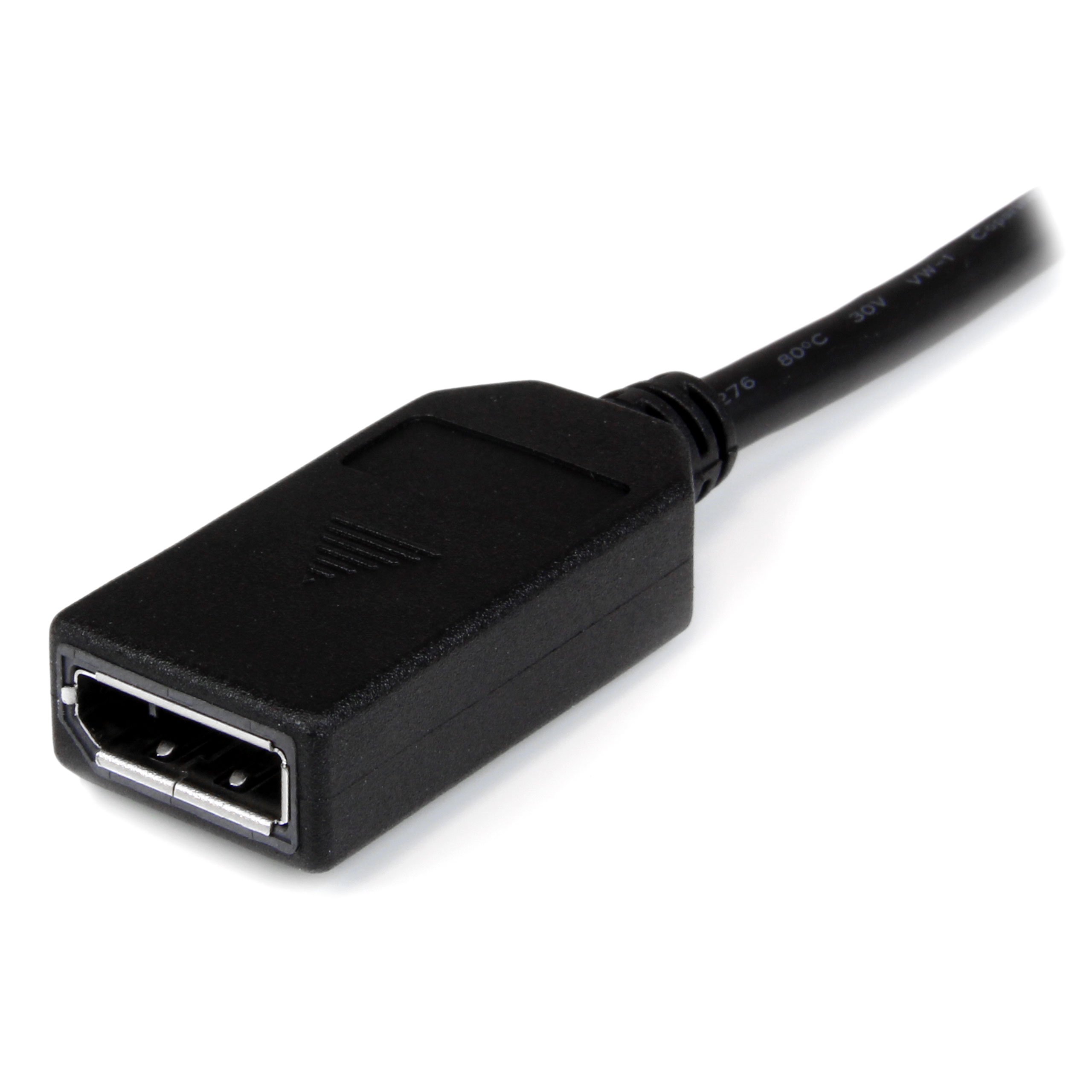 startech-com-c-ble-adaptateur-dms-59-vers-2x-displayport-20-cm-noir image 2