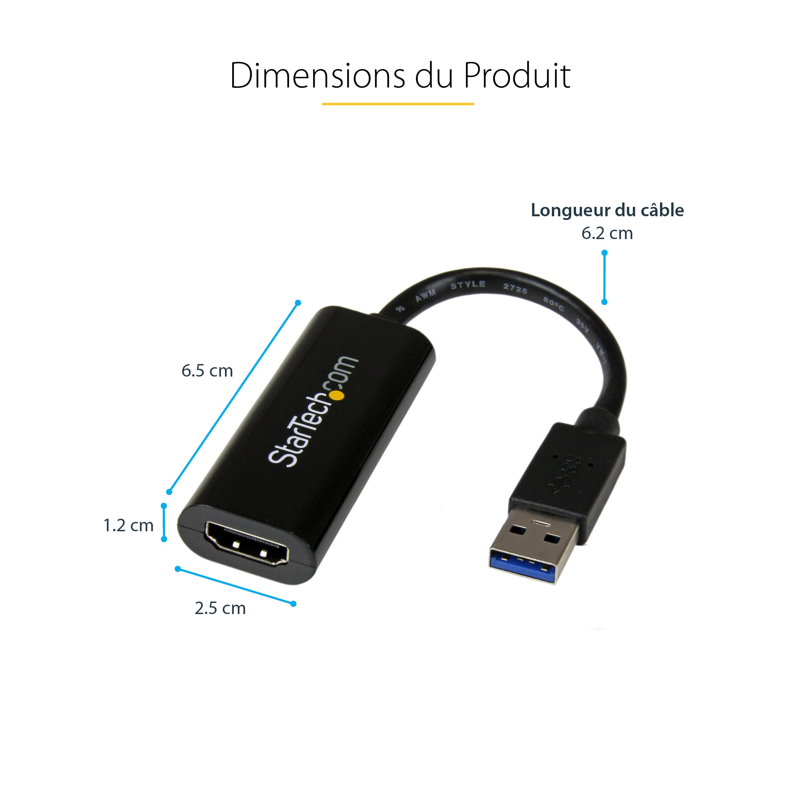 startech-com-usb32hdes-adaptateur-usb-3-0-type-a-vers-hdmi-1080p-noir-windows image 5