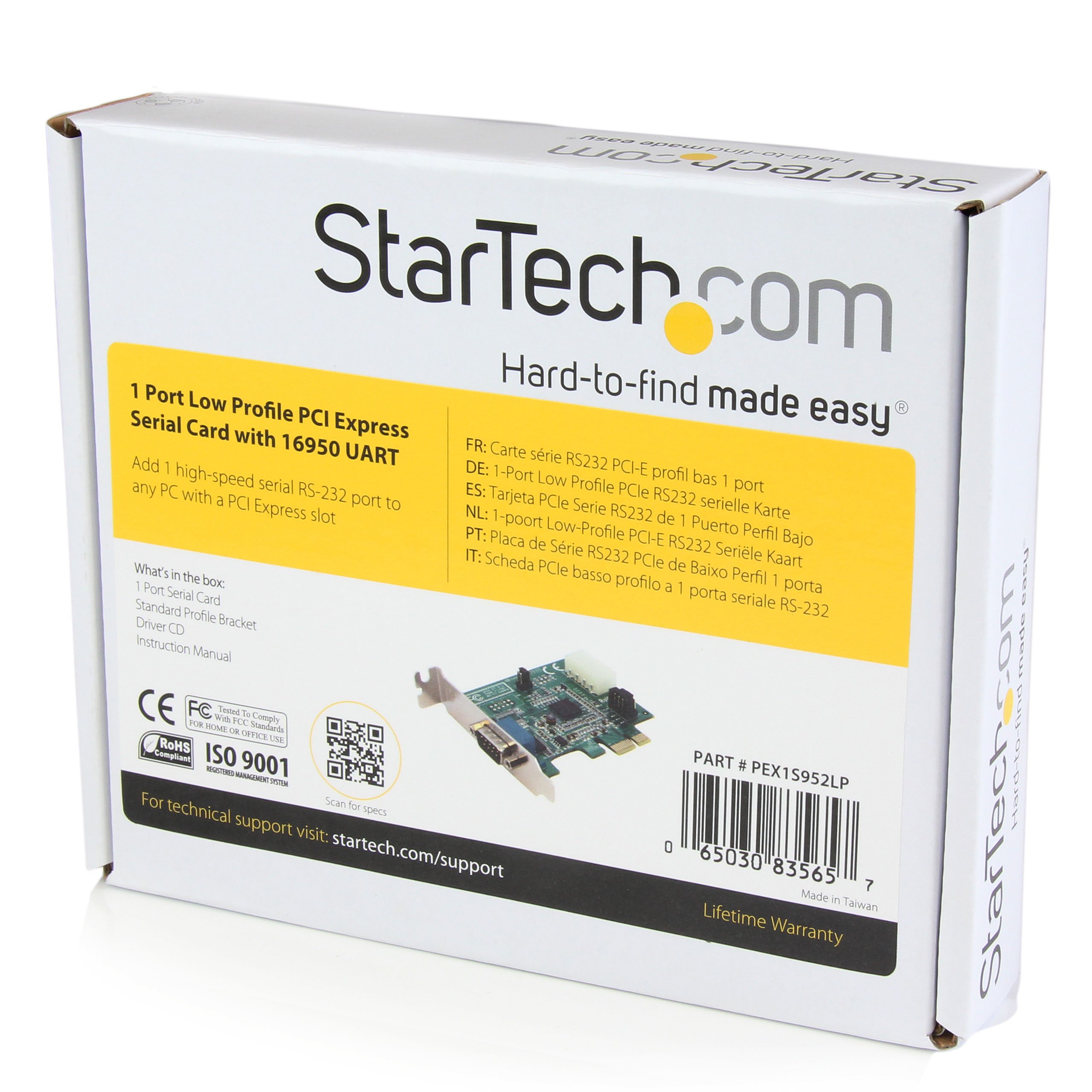 startech-com-pex1s952lp-carte-s-rie-rs232-pci-express-1-port image 5