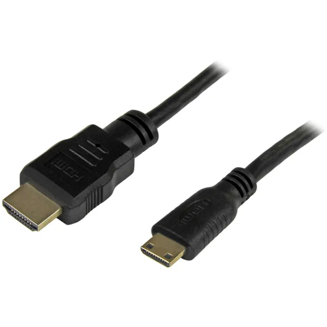 startech-com-hdmiacmm1-c-ble-hdmi-vers-hdmi-mini-0-3-m-m-m image 1