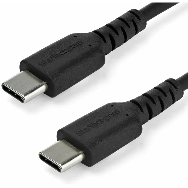 startech-com-c-ble-usb-c-vers-usb-c-1-m-60w-usb-2-0-noir image 1