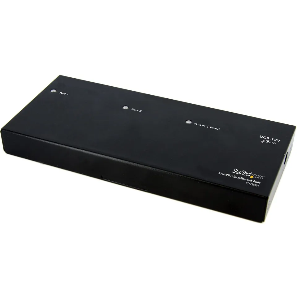 startech-com-r-partiteur-vid-o-dvi-2-ports-avec-audio-st122dvia-1920x1200 image 1