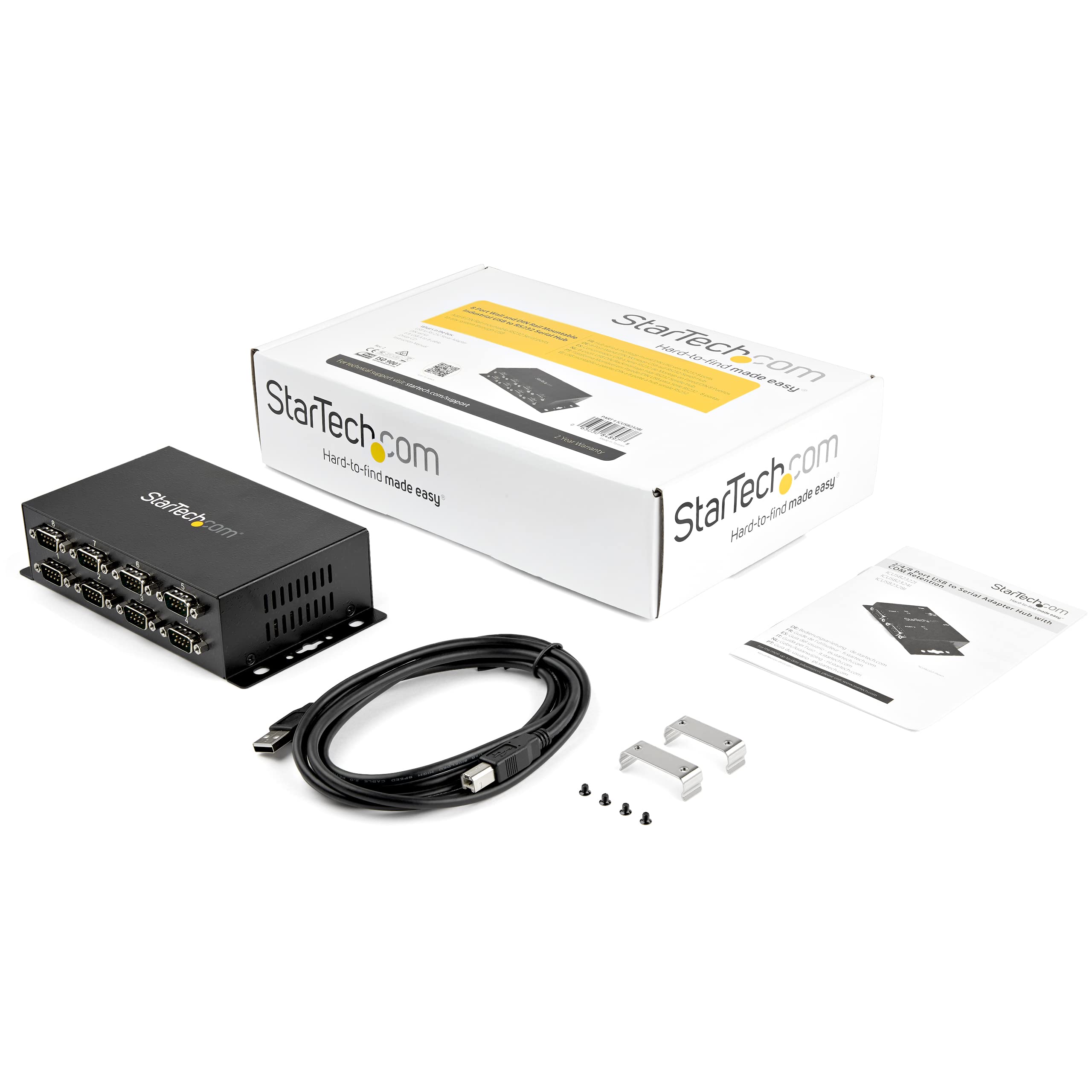 startech-com-adaptateur-usb-vers-s-rie-rs232-8-ports-rail-din-icusb2328i image 5