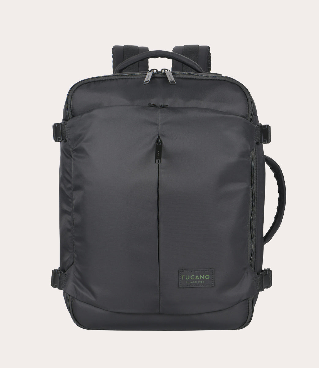 tucano-tug-premium-sac-dos-cabine-avion-en-nylon-recycl-avec-porte-passeport image 1