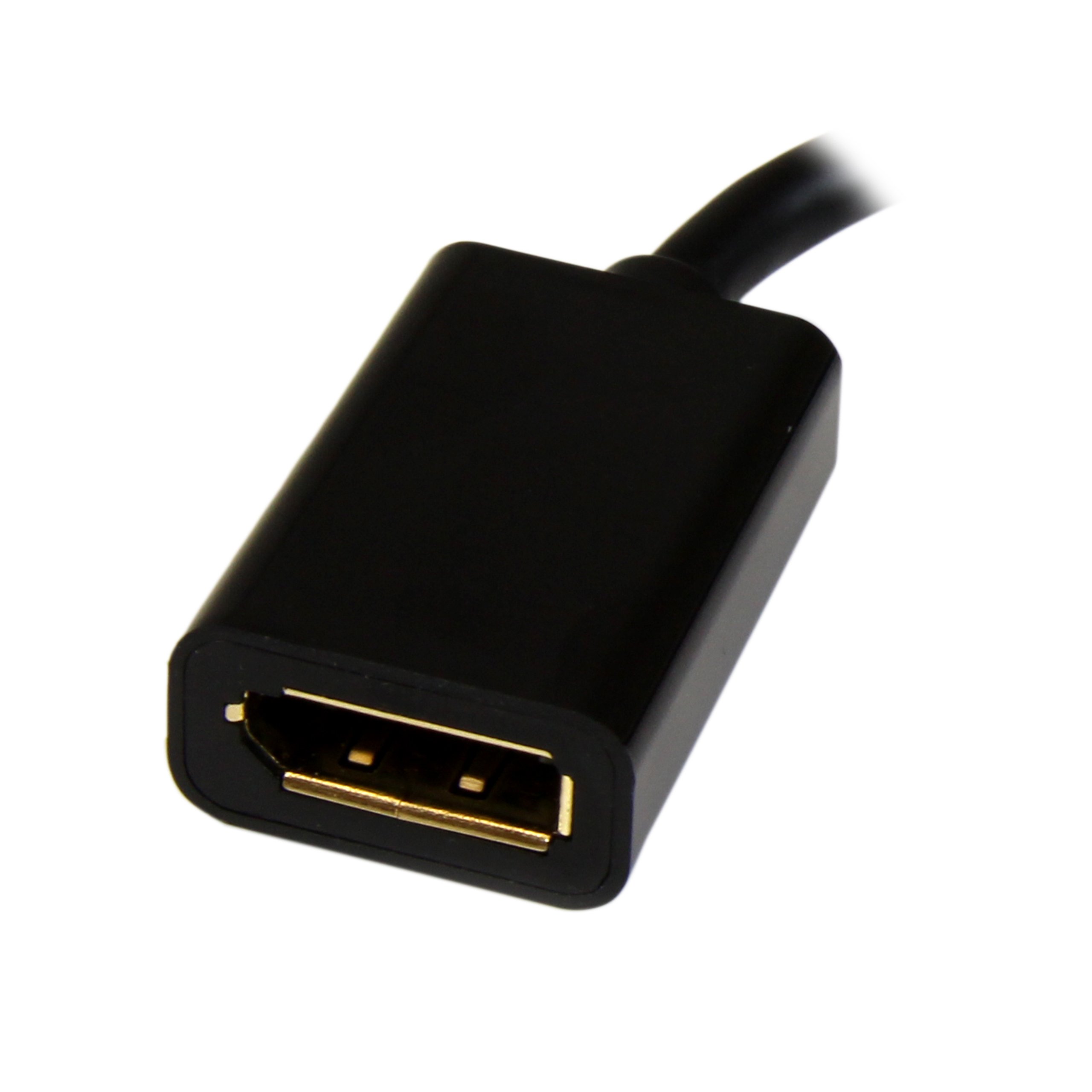 startech-com-adaptateur-mini-displayport-vers-displayport-4k-15-cm-noir image 2