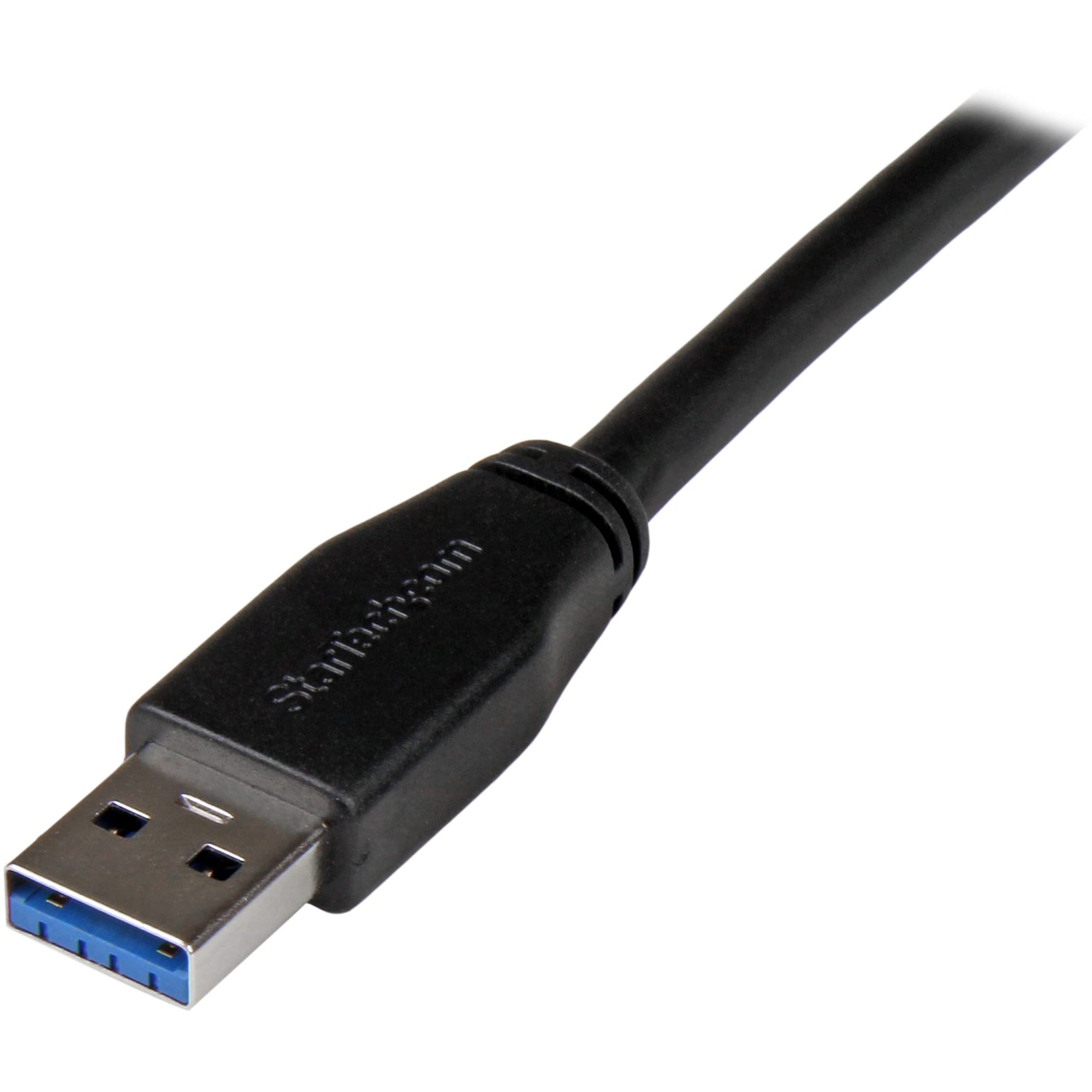 startech-com-c-ble-usb-3-0-actif-a-vers-b-10-m-noir-usb3sab10m image 3