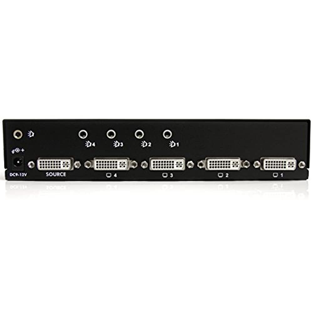 startech-com-st124dvia-r-partiteur-vid-o-4-ports-dvi-audio image 3