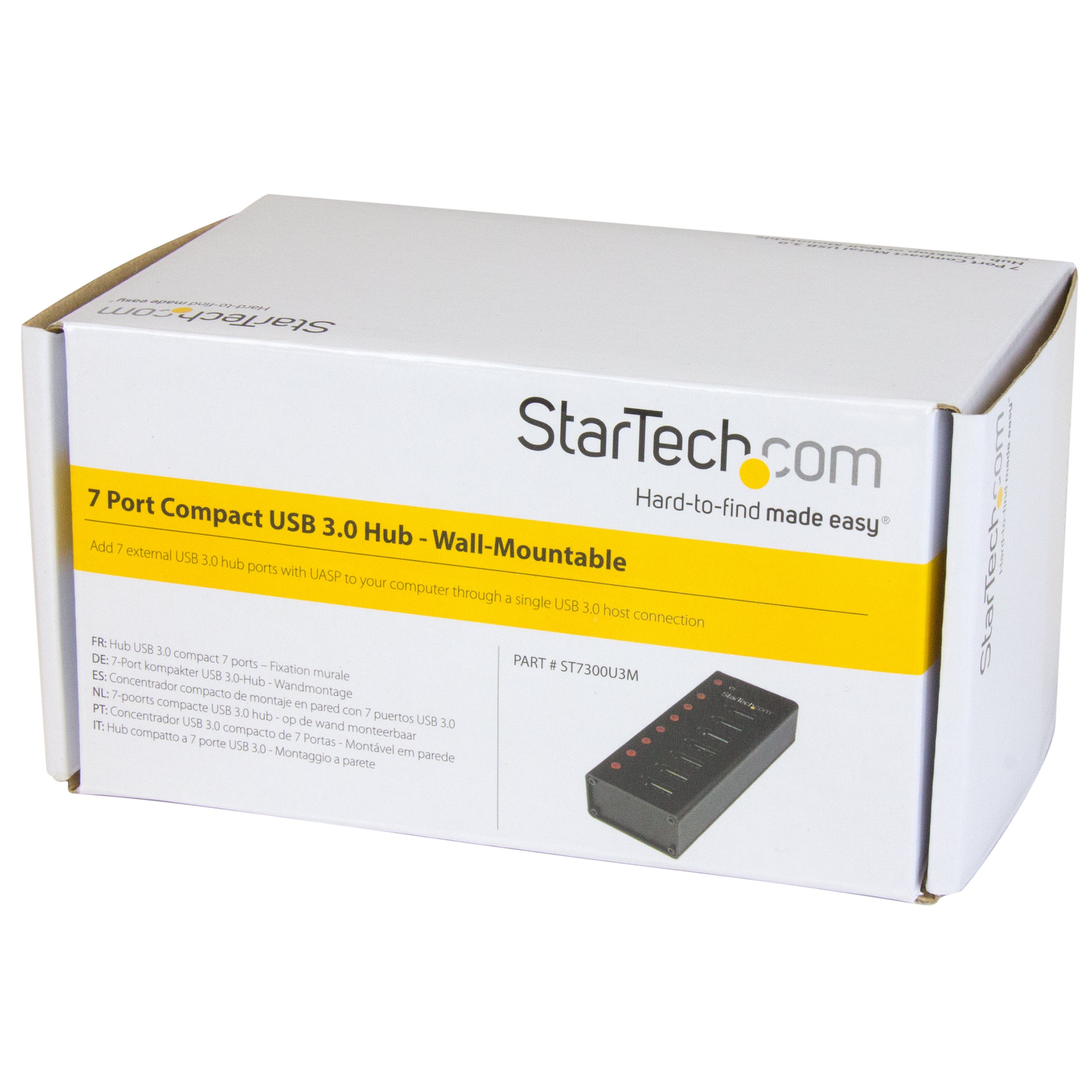 startech-com-st7300u3m-hub-usb-3-0-7-ports-5-gbps-bo-tier-m-tal-mural image 4