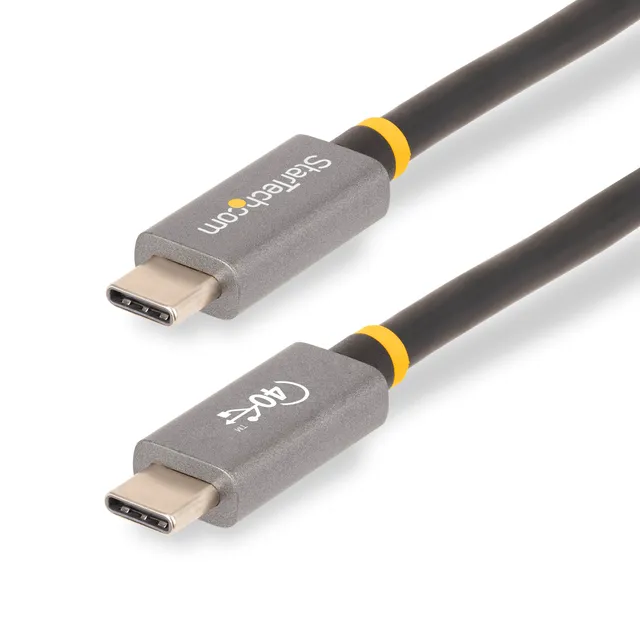 startech-com-cc1m-40g-usb-cable-c-ble-usb4-1m-40gbps-100w-8k-certifi-usb-if image 1