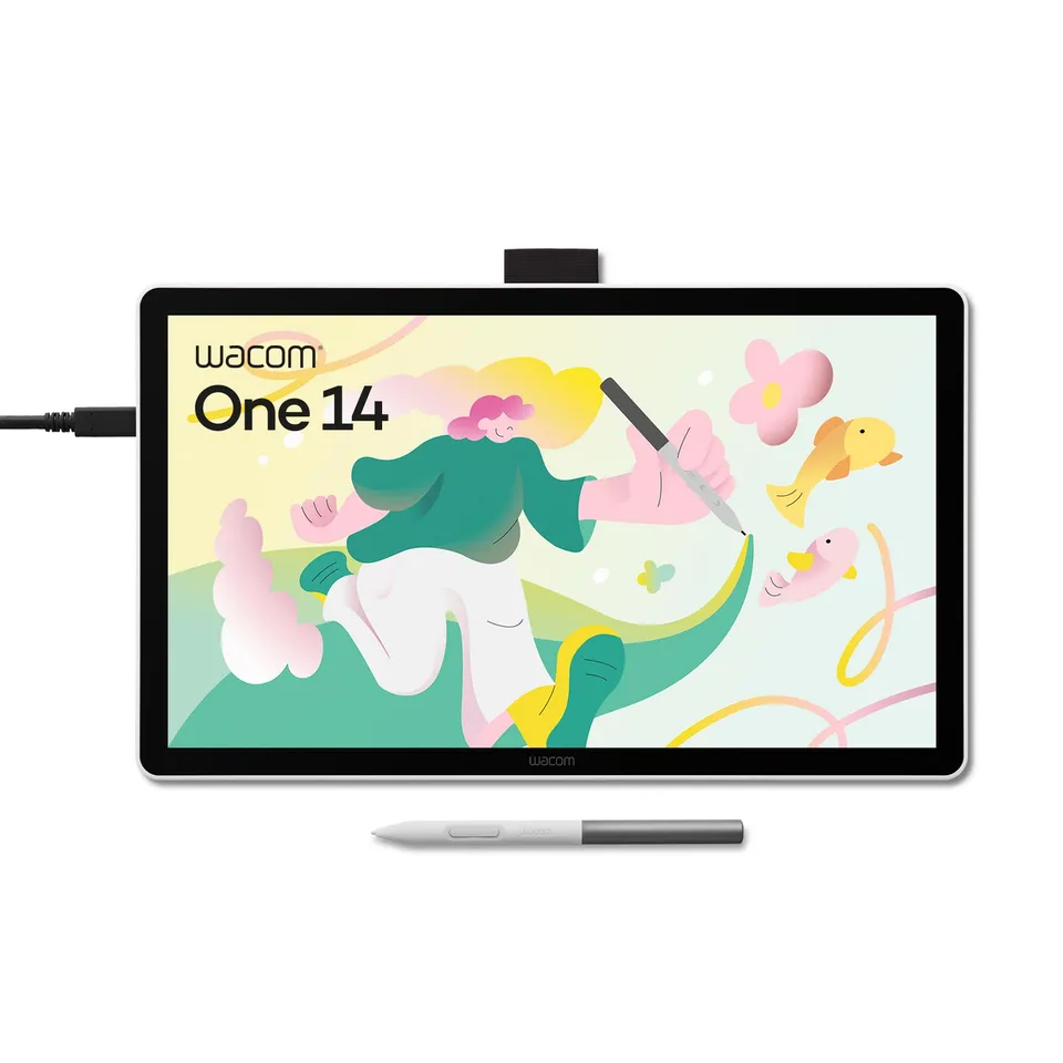 wacom-one-14-cran-stylet-full-hd-1920x1080-stylet-standard image 1