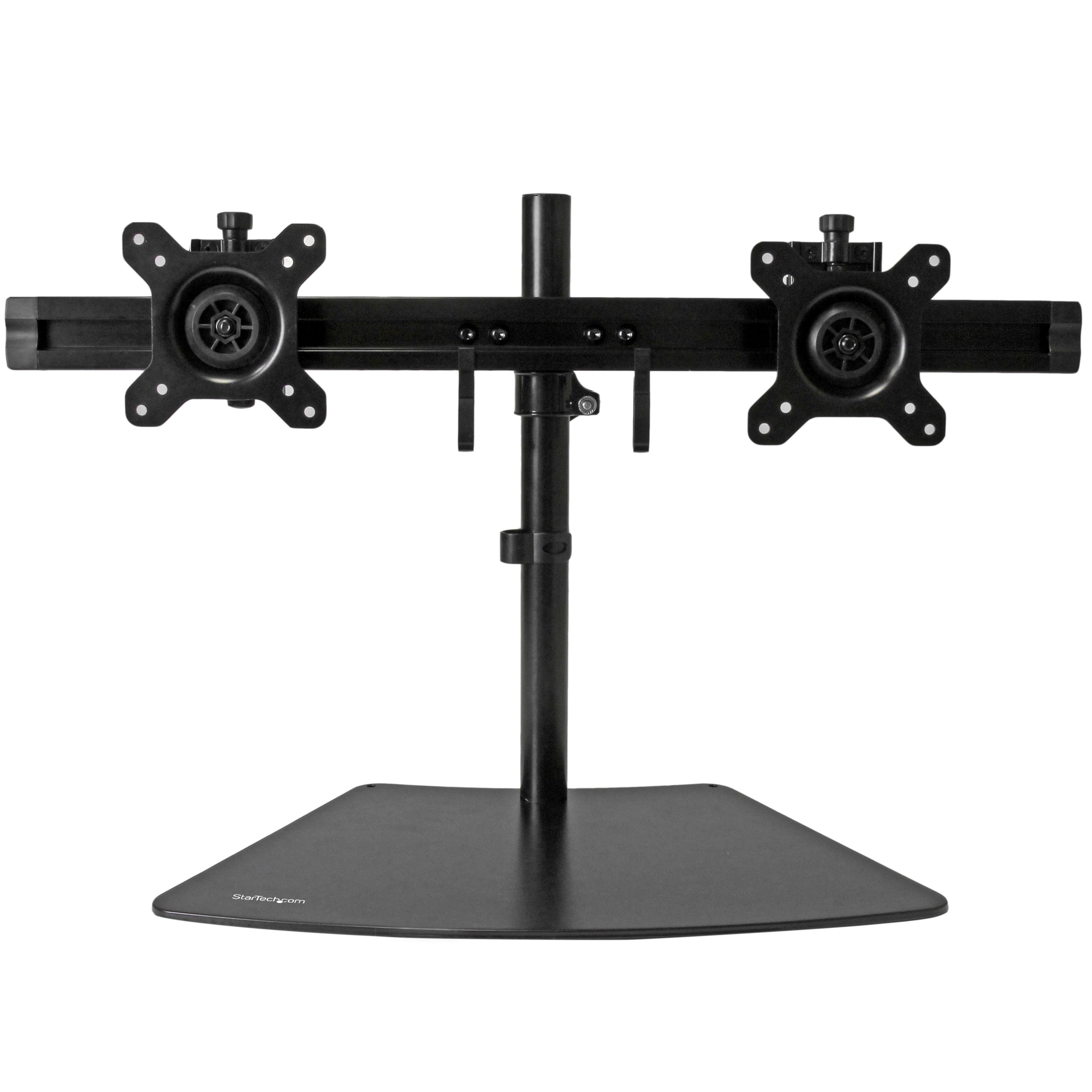 startech-com-support-2-crans-12-24-vesa-noir-base-autoportante-armbarduo image 1