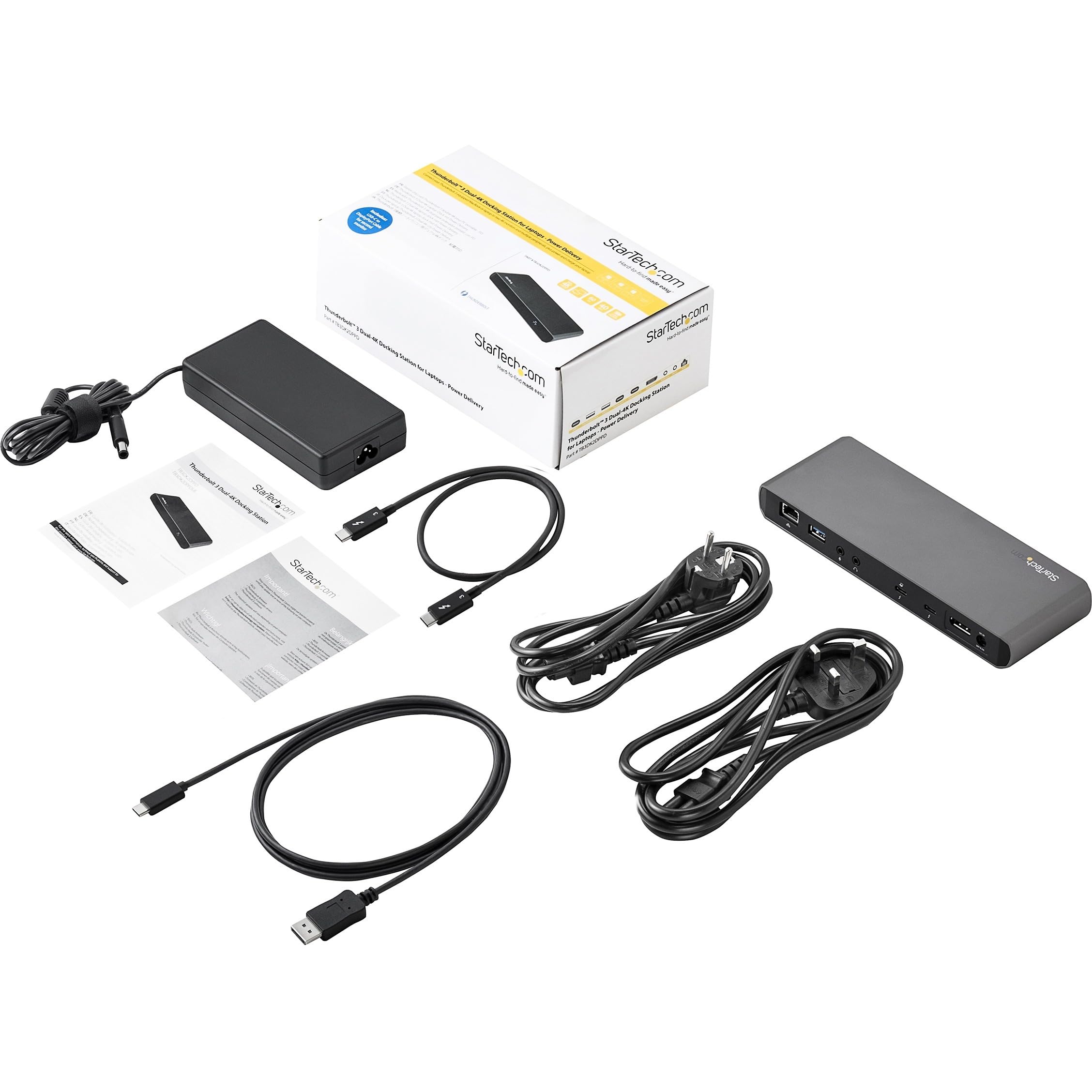 startech-com-station-d-accueil-thunderbolt-3-double-4k-60hz-85w-ethernet image 6
