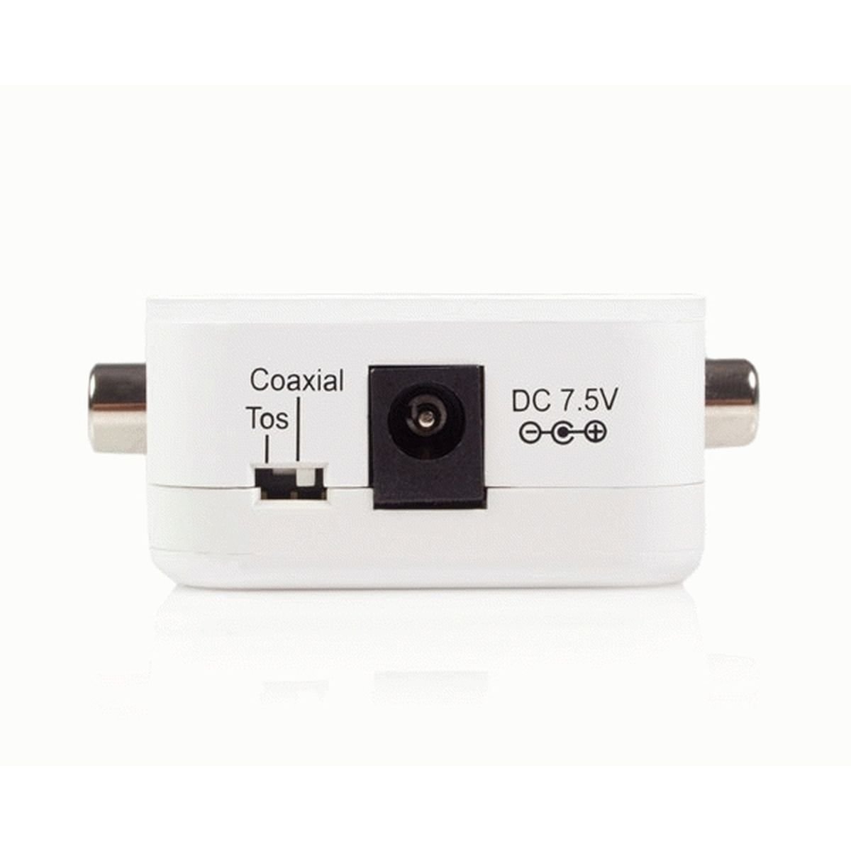 startech-com-spdifcoaxtos-convertisseur-audio-coaxial-vers-toslink-blanc image 2