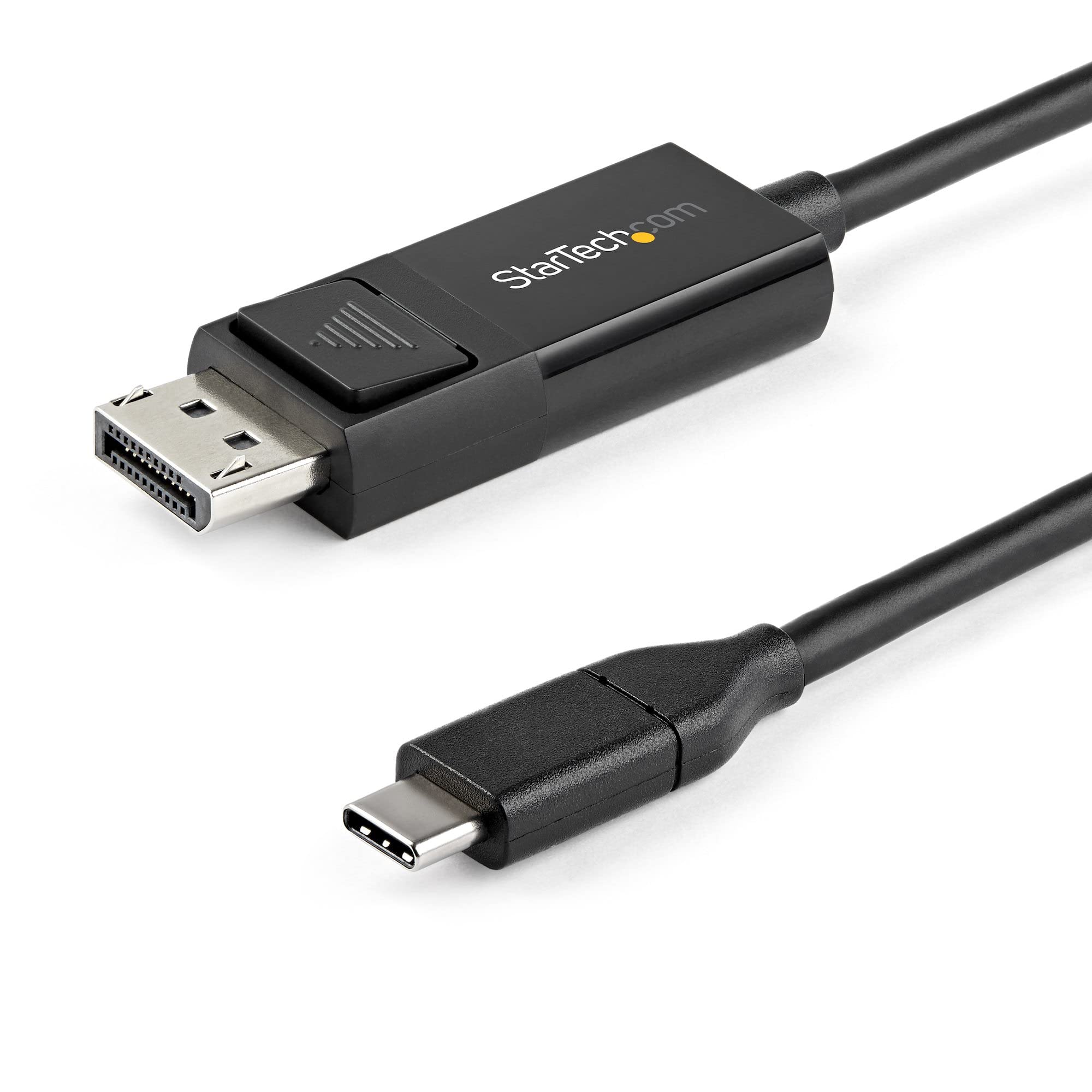 startech-com-c-ble-bidirectionnel-usb-c-vers-displayport-1-2-4k-60hz-hdr-2m image 1