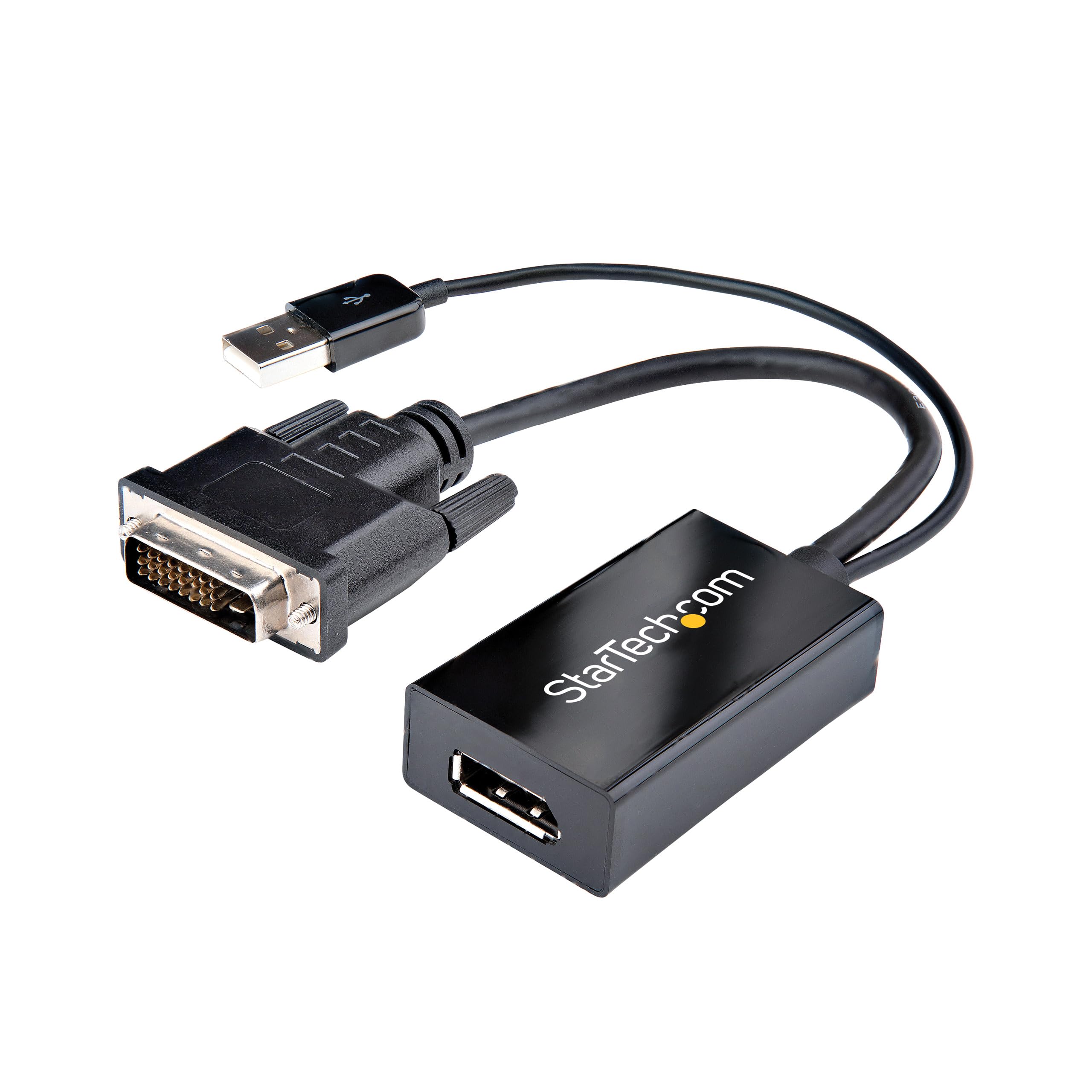 startech-com-dvi2dp2-adaptateur-dvi-vers-displayport-avec-alimentation-usb-1920x image 1