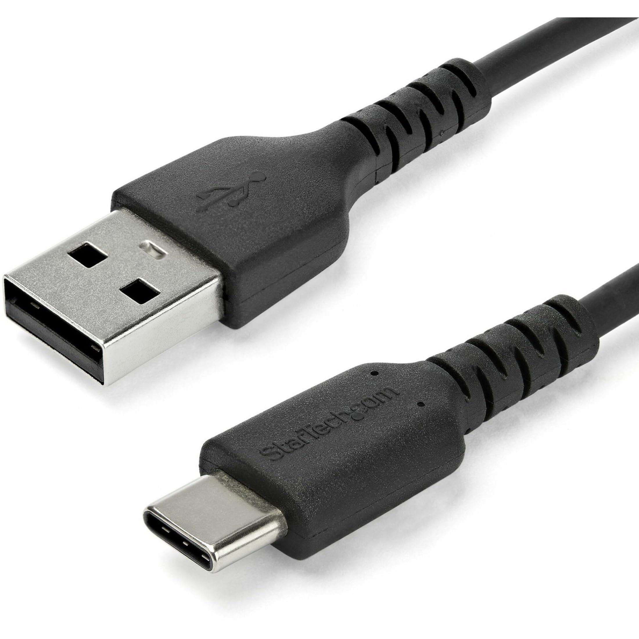 startech-com-c-ble-usb-a-vers-usb-c-1-m-3a-usb-2-0-robuste-noir image 1