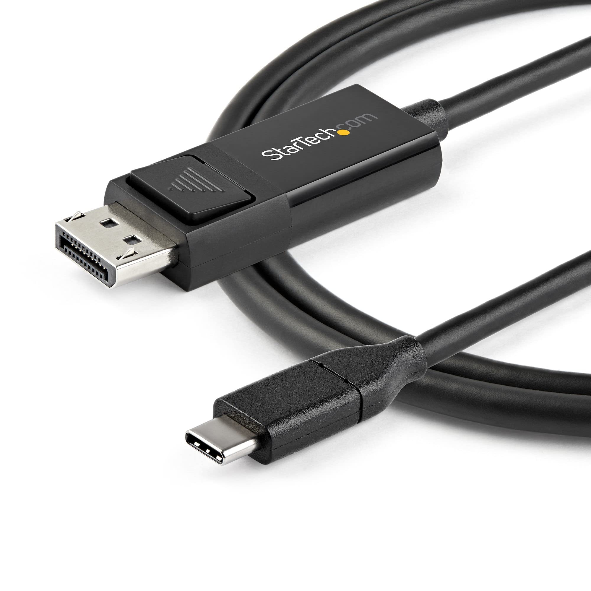 startech-com-c-ble-bidirectionnel-usb-c-vers-displayport-1-2-4k-60hz-hdr-2m image 4