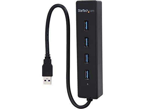 startech-com-hub-usb-3-0-4-ports-5gbps-avec-c-ble-int-gr-noir-st4300pbu3 image 5