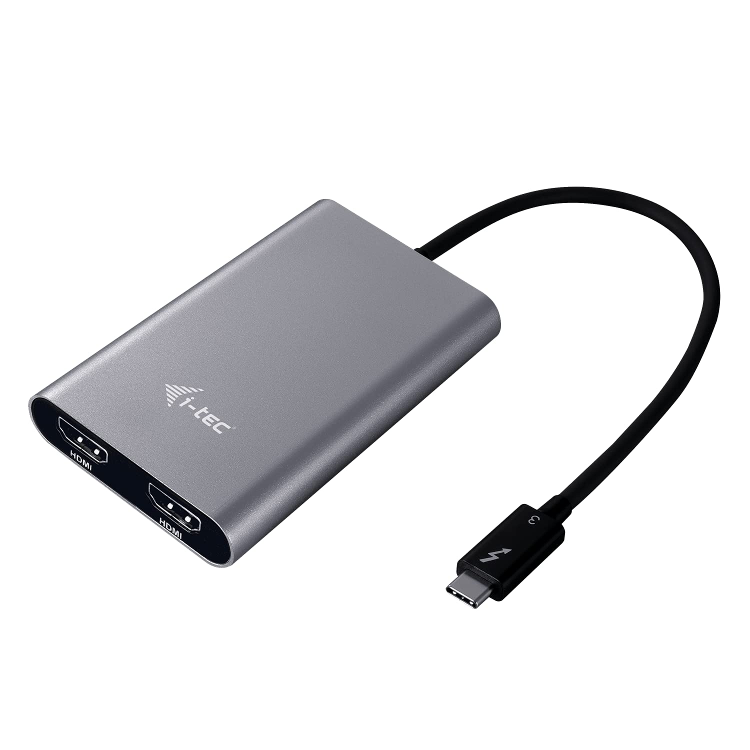 i-tec-tb3dual4khdmi-adaptateur-thunderbolt-3-dual-hdmi-2x-4k-60hz image 1