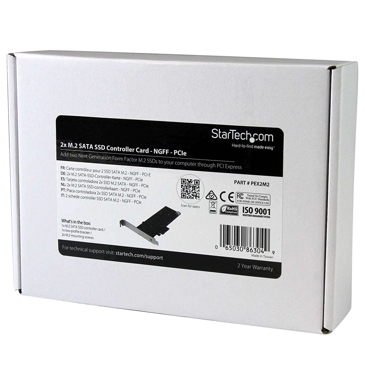 startech-com-pex2m2-carte-contr-leur-pcie-pour-2-ssd-m-2-sata-iii-6-gb-s image 5