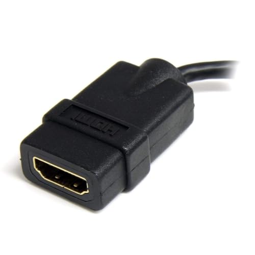startech-com-hdacfm-adaptateur-mini-hdmi-vers-hdmi-12-7-cm-4k-30hz-noir image 5