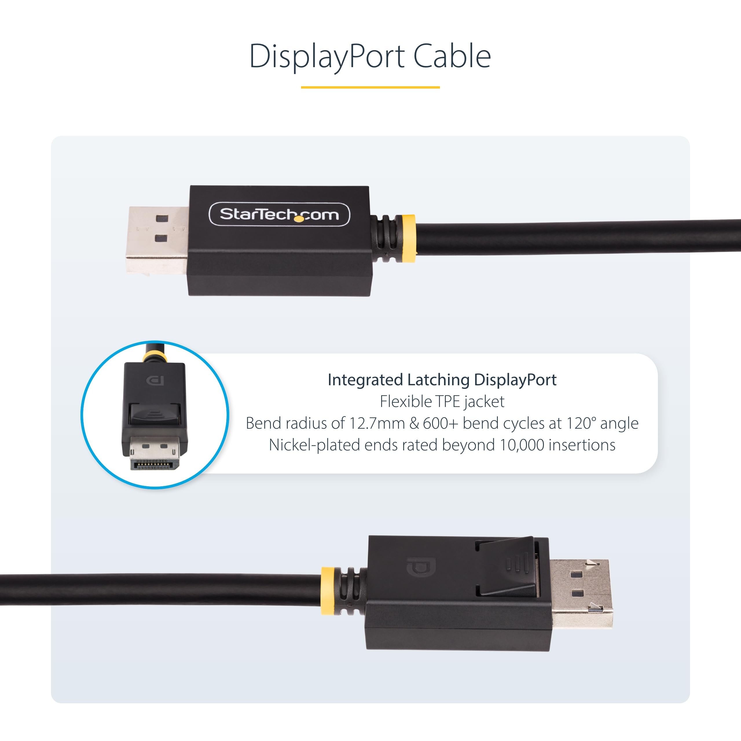 startech-com-c-ble-displayport-2-1-dp40-vesa-1-8-m-8k-60hz-uhbr10 image 4