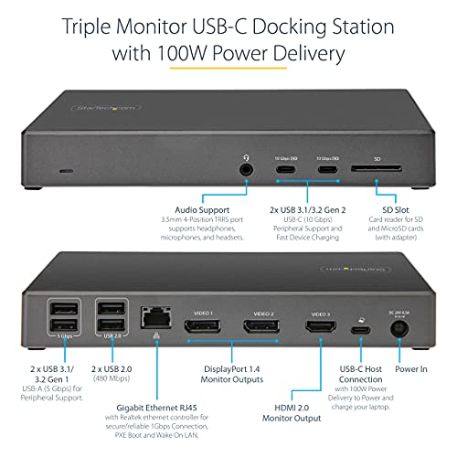 startech-dock-usb-c-triple-4k-100w-dp-1-4-dsc-hdmi-windows-chrome image 8