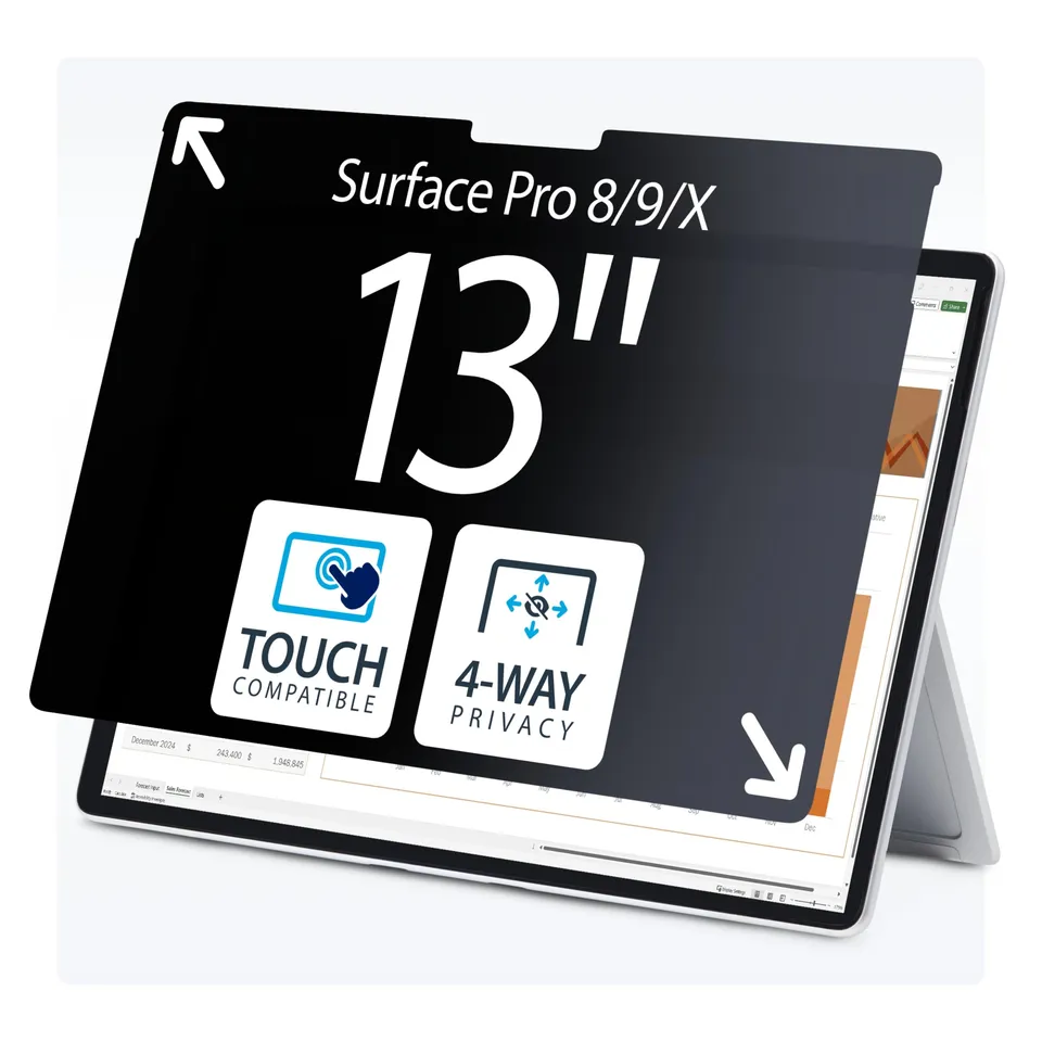 startech-com-filtre-confidentialit-4-directions-pour-surface-pro-8-9-x-11-13-mat image 1