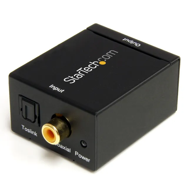 startech-com-spdif2aa-convertisseur-audio-num-rique-coaxial-toslink-vers-rca-st- image 1