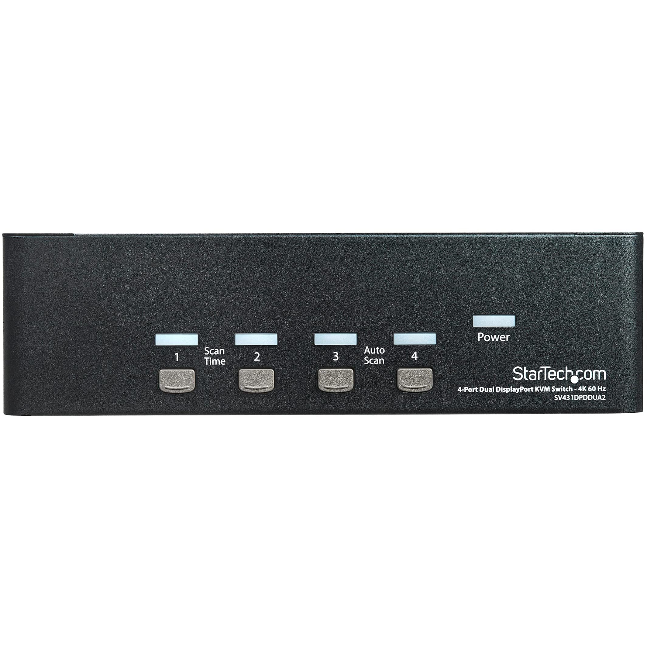startech-com-st12mhdlan-series-switch-kvm-4-ports-double-displayport-4k-60-hz-av image 2