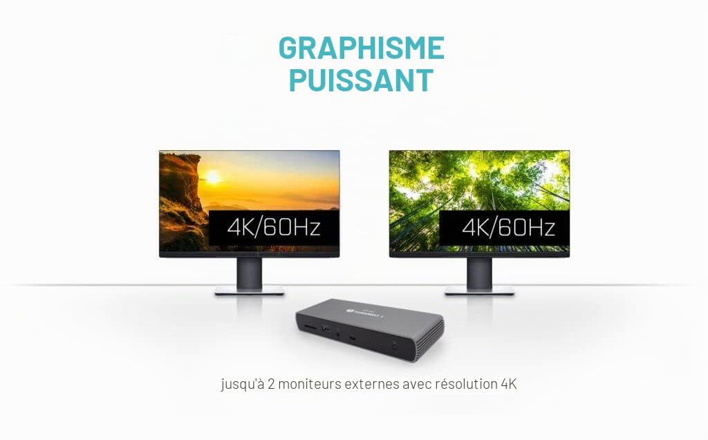 i-tec-station-d-accueil-thunderbolt-4-dual-display-96w-8k image 4