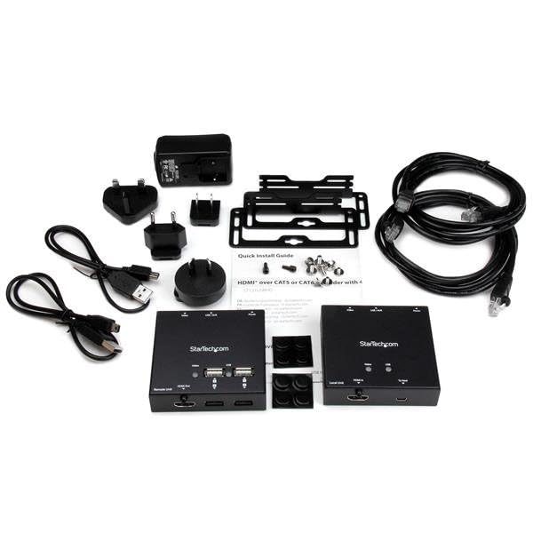 startech-com-pm1115xx-series-extendeur-hdmi-sur-cat5-cat6-avec-hub-usb-2-0-4-por image 7