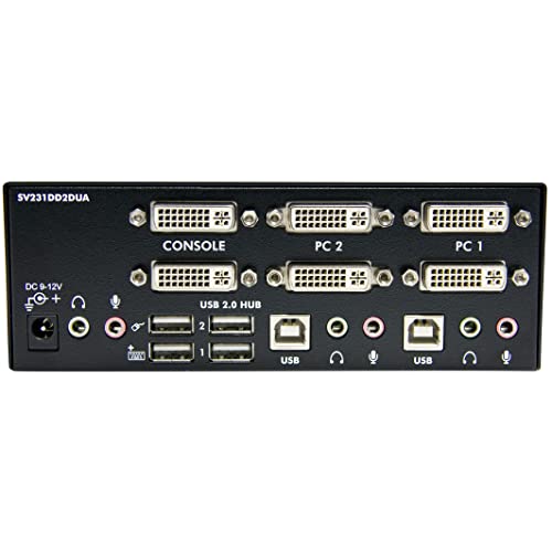 startech-com-sv231dd2dua-switch-kvm-dvi-2-ports-double-cran-usb-audio image 6