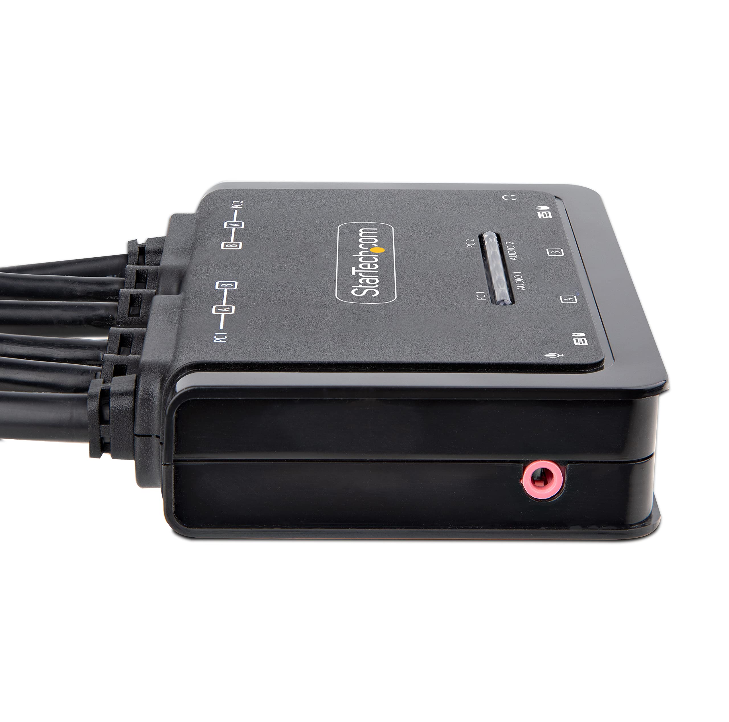 startech-com-switch-kvm-2-ports-double-displayport-4k-60hz-aliment-usb image 4