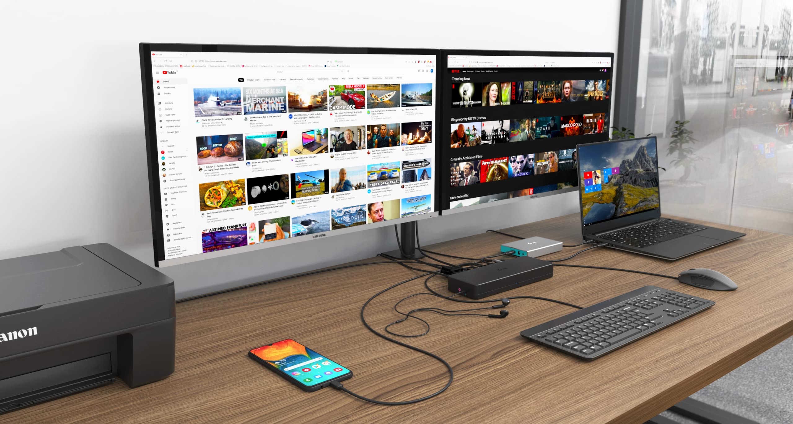 i-tec-station-d-accueil-usb-3-0-usb-c-double-cran-hdmi-dvi-vga-lan-solomon image 7