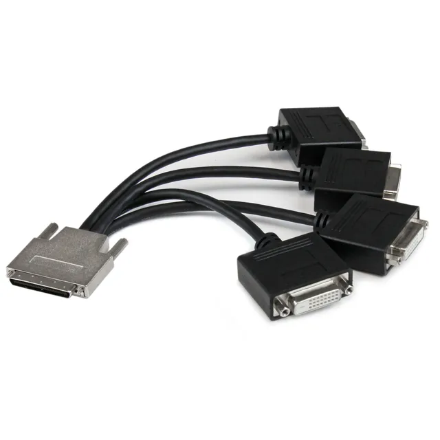 startech-com-vhdci24dvi-c-ble-r-partiteur-vhdci-68-broches-vers-4x-dvi-d-femelle image 1