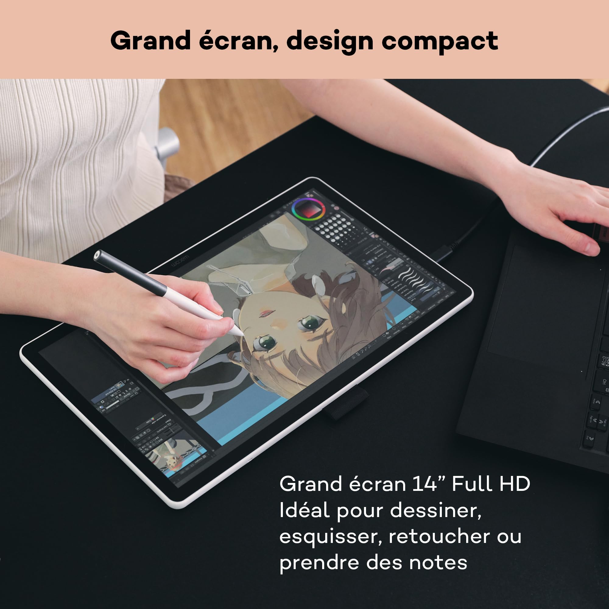 wacom-one-14-cran-stylet-full-hd-1920x1080-stylet-standard image 3