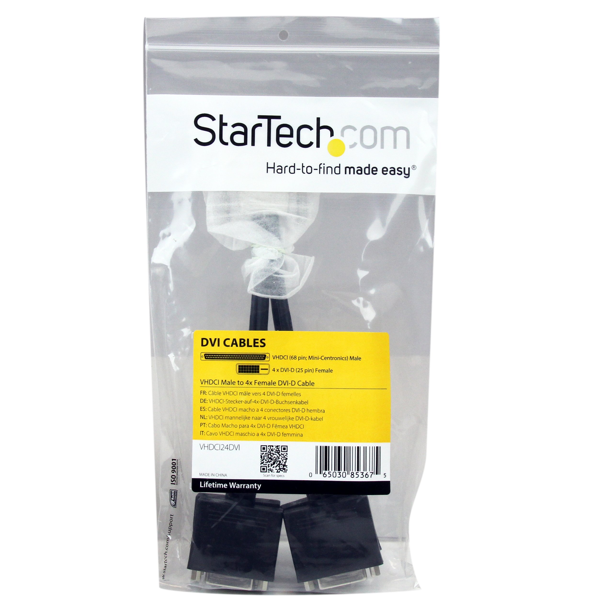 startech-com-vhdci24dvi-c-ble-r-partiteur-vhdci-68-broches-vers-4x-dvi-d-femelle image 6