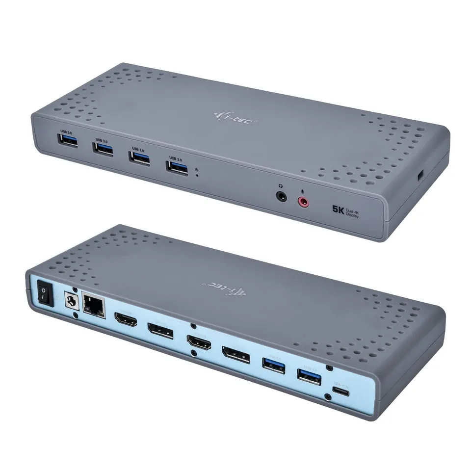 i-tec-station-d-accueil-universelle-usb-3-0-usb-c-5k-2x-4k-dual-hdmi-dual-displa image 1