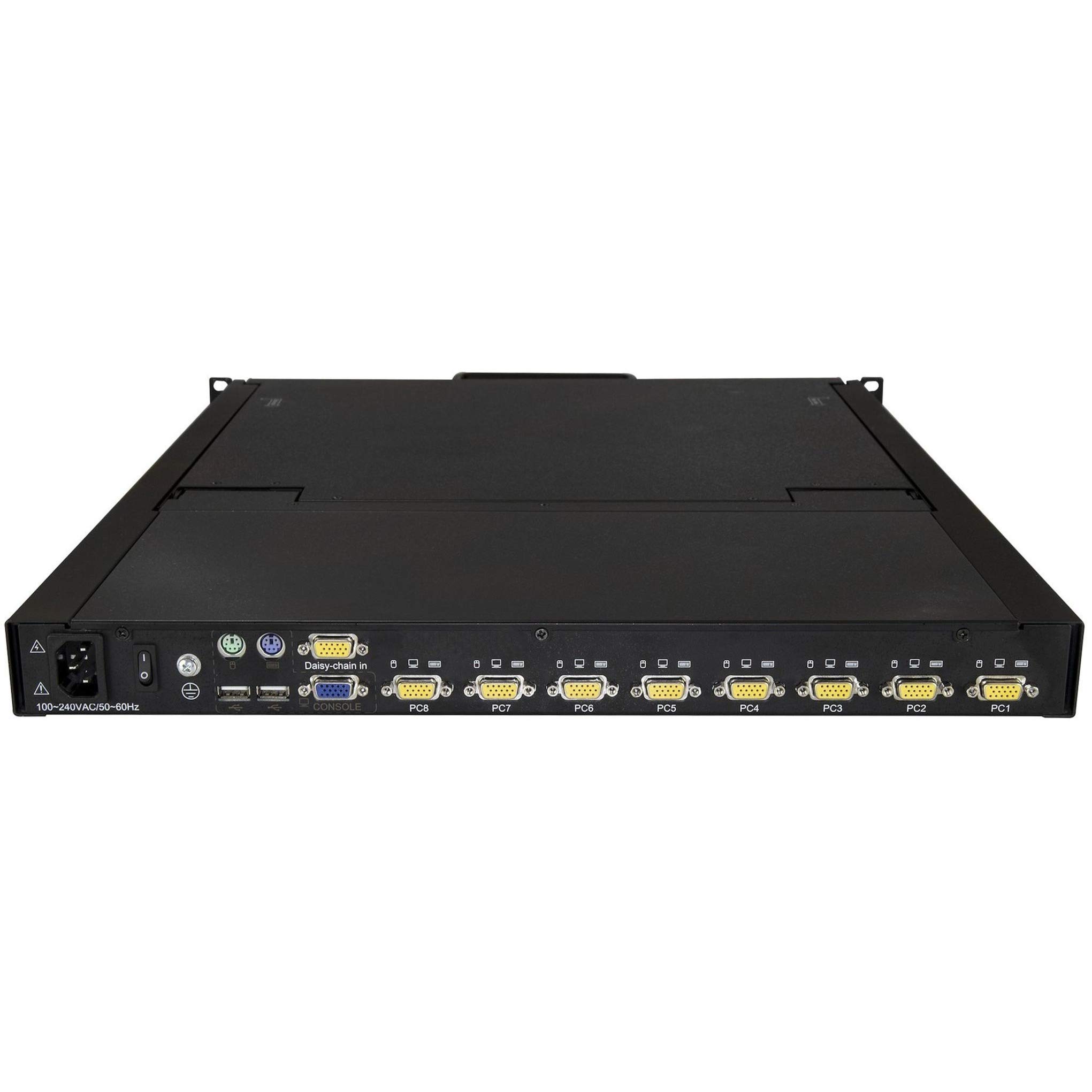 startech-com-rkcons1908k-console-kvm-lcd-19-8-ports-rack-1u-avec-c-bles-1-8-m image 3