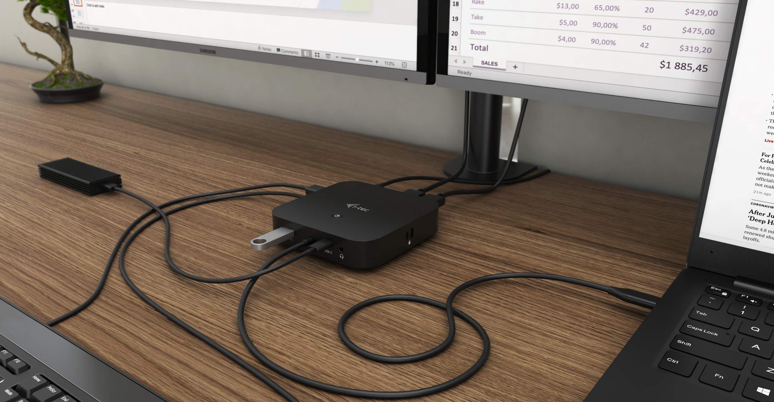 i-tec-station-d-accueil-usb-c-2x-4k-2x-displayport-usb-c-5x-usb-gigabit-ethernet image 7