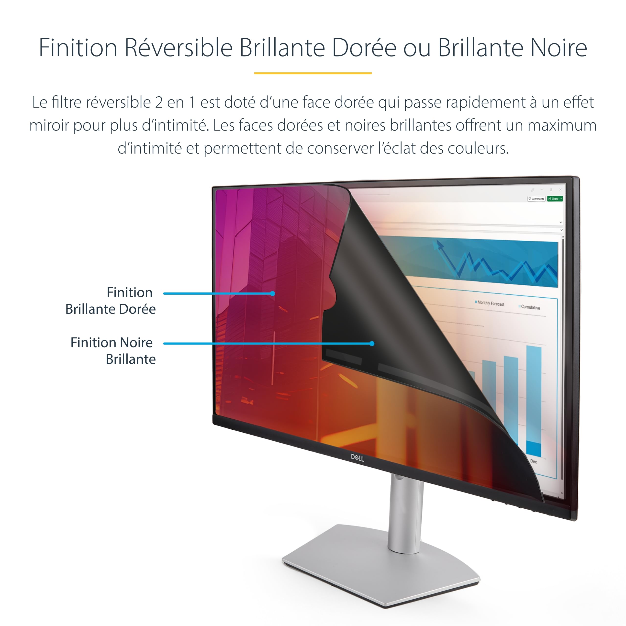 startech-com-filtre-de-confidentialit-24-16-9-or-r-versible-micro-louver image 3