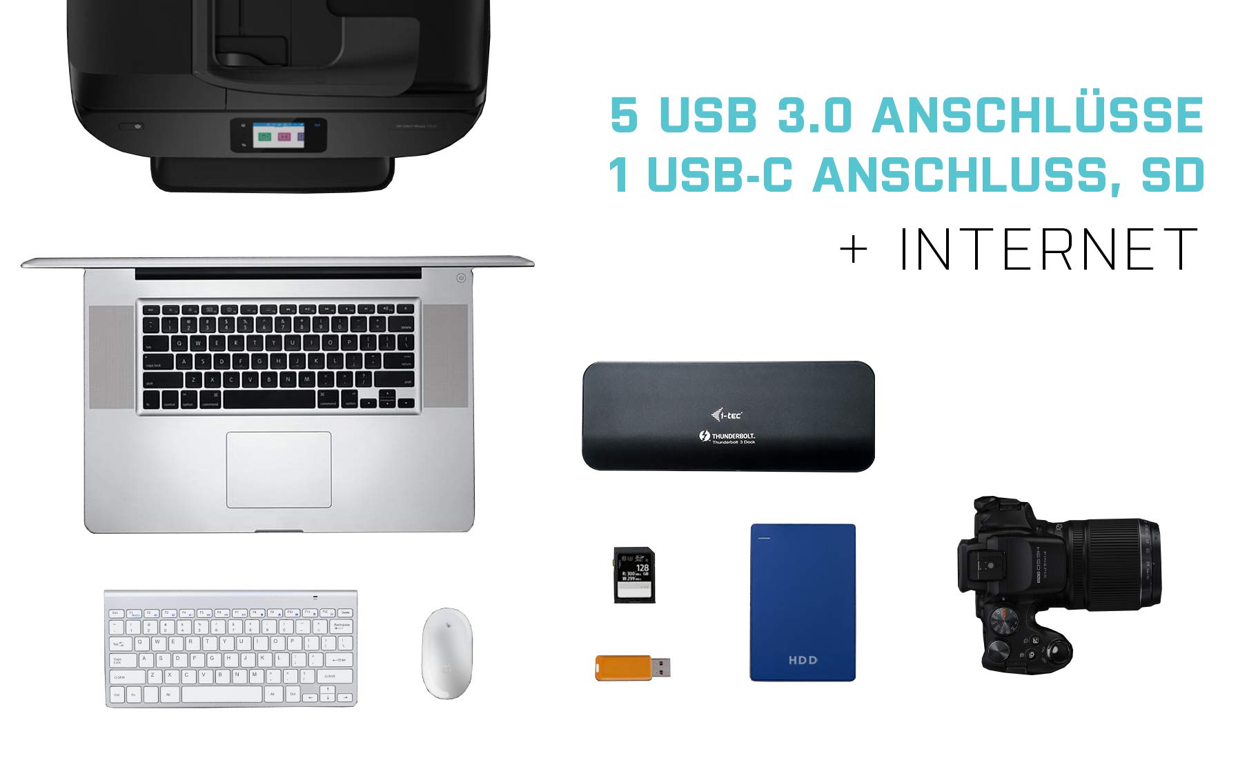 i-tec-thunderbolt-3-station-d-accueil-2x-4k-1x-5k-hdmi-85w-power-delivery image 4