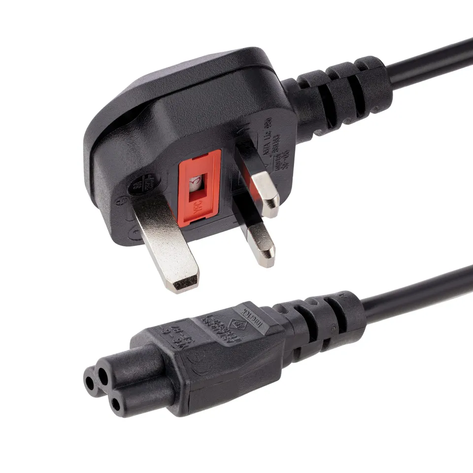startech-com-pxtnb3suk1m-c-ble-alimentation-pc-portable-1-m-bs-1363-vers-c5 image 1