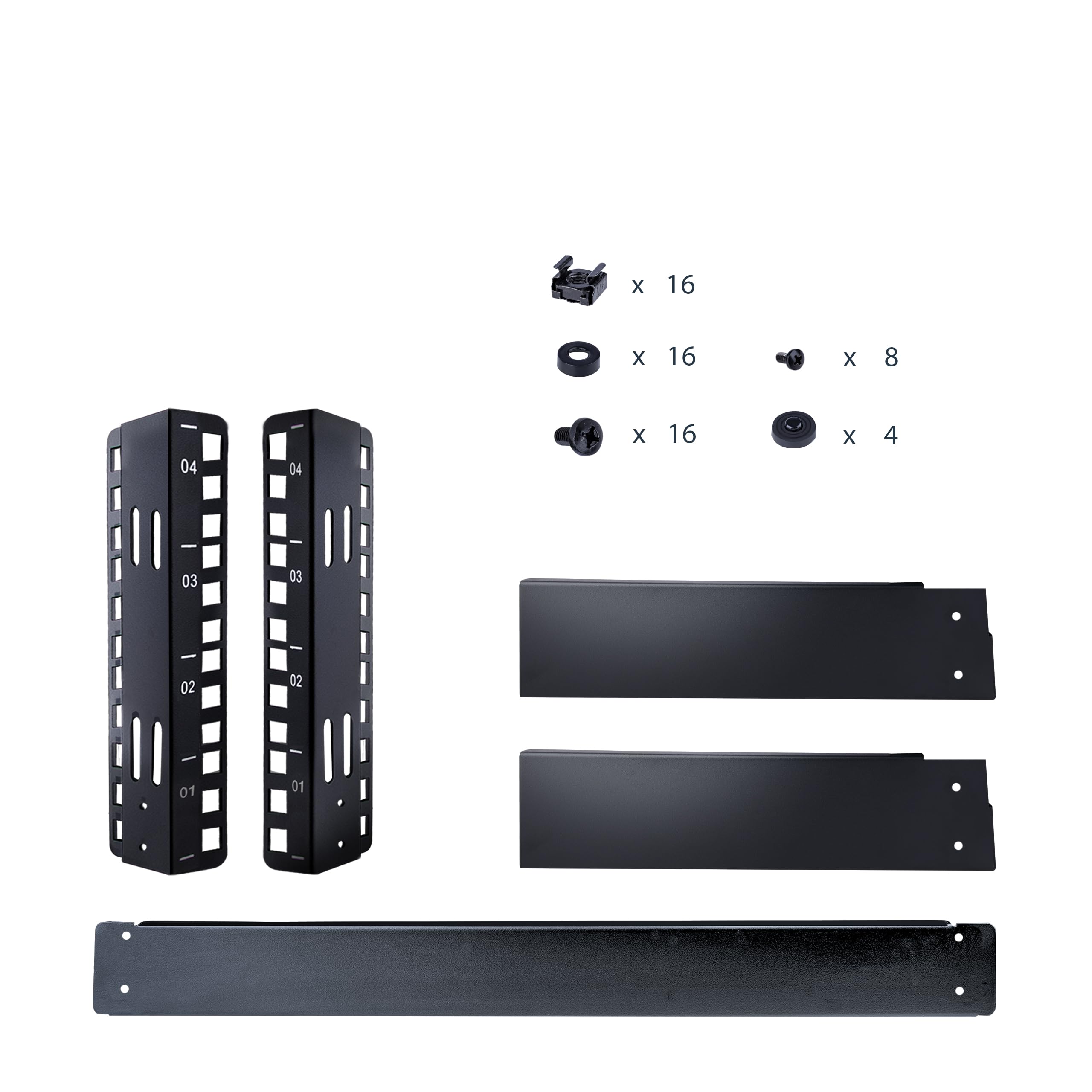 startech-com-rack-serveur-bureau-4u-2-montants-ouvert-19-rk4od-42-kg image 5