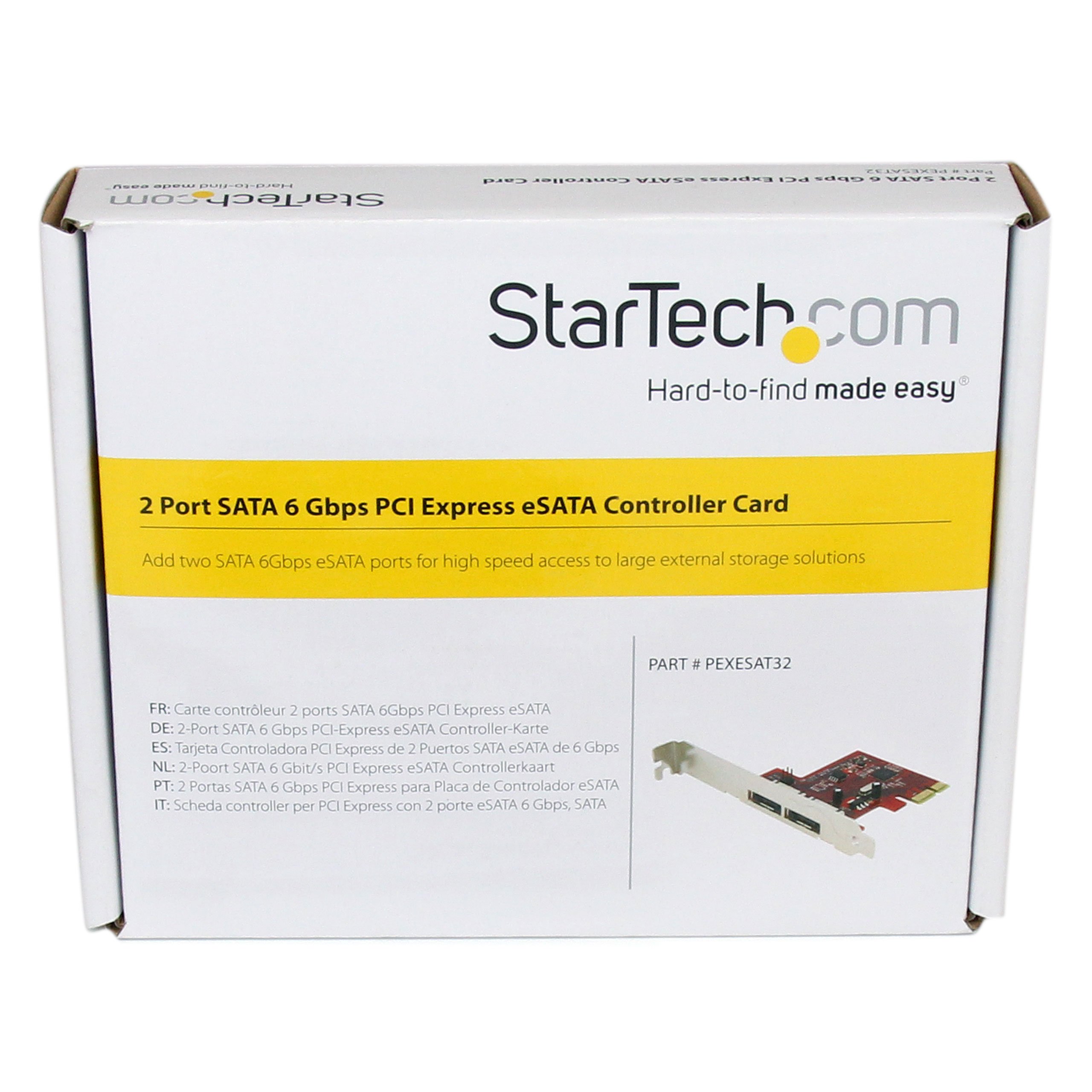 startech-com-carte-contr-leur-2-ports-sata-6-gbps-pci-express-esata-raid image 5