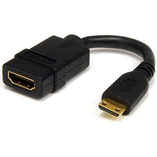 startech-com-hdacfm-adaptateur-mini-hdmi-vers-hdmi-12-7-cm-4k-30hz-noir image 4